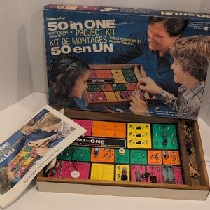 Vintage Science Fair Radio Shack 50-in-One